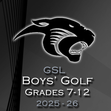 GSL Boys' Golf 25-26 Grades 7-12